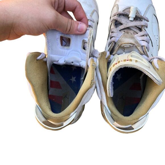 BEATER 2012 Air Jordan 6 Retro Golden Moments Pack Size 9 - Picture 16 of 16